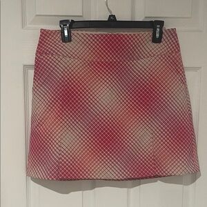 Nike Pink Plaid Mini Skirt